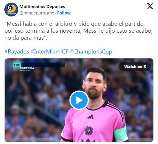 Lionel Messi hizo inesperada petición a Iván Barton.