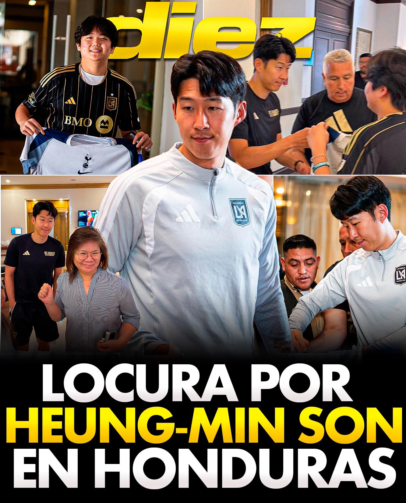 Locura por Heung-Min Son en Honduras