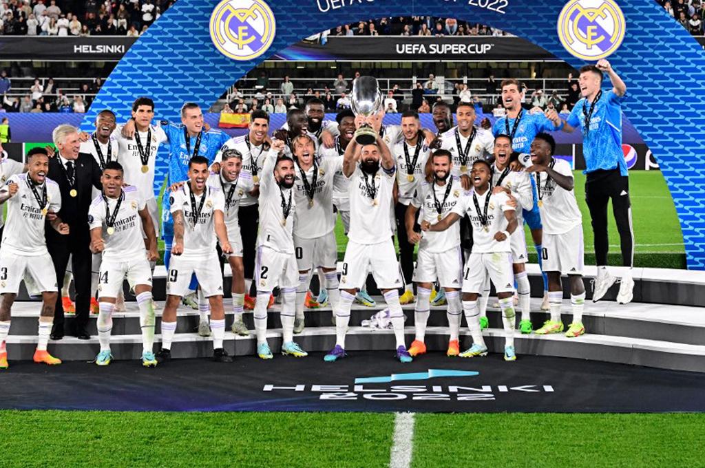 ¡Supercampeones! Real Madrid se queda con la Supercopa de Europa tras vencer al Eintracht e iguala al Barcelona