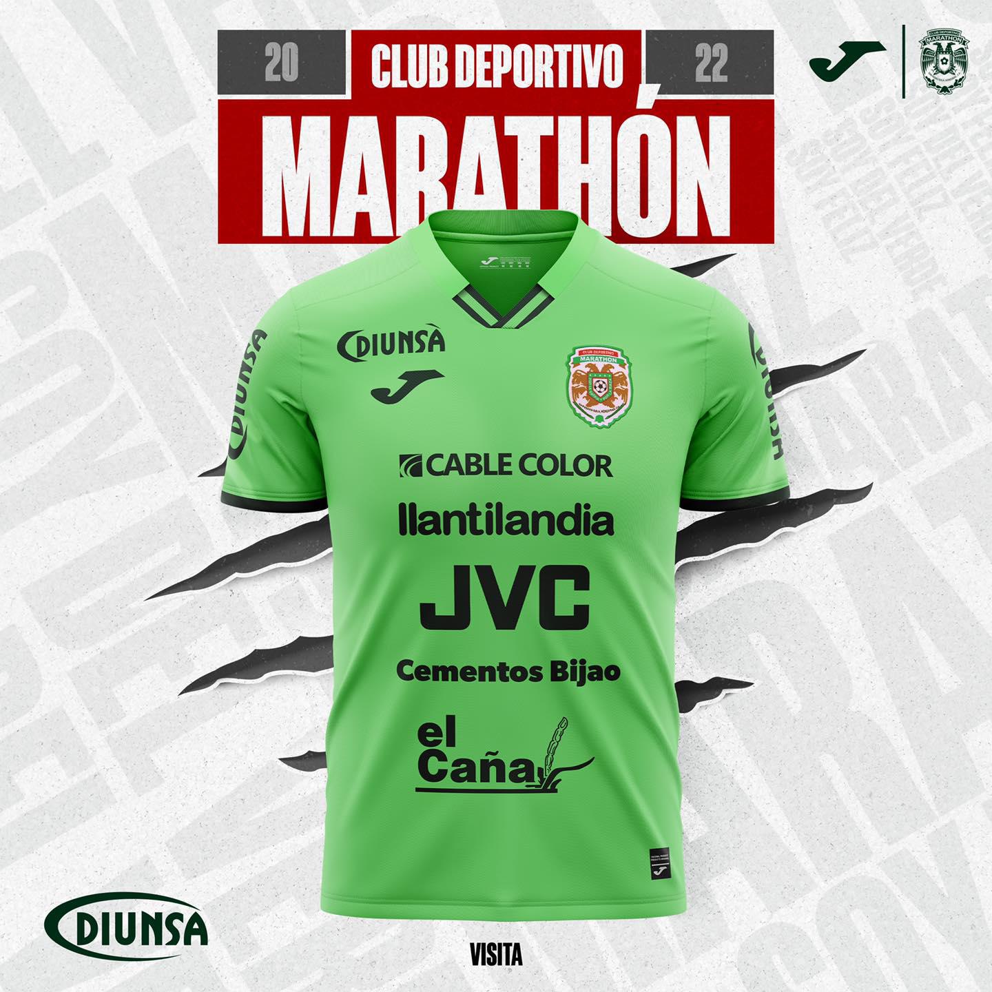 Marathón presenta el nuevo uniforme que usará en el torneo Clausura 2022 de la Liga Nacional