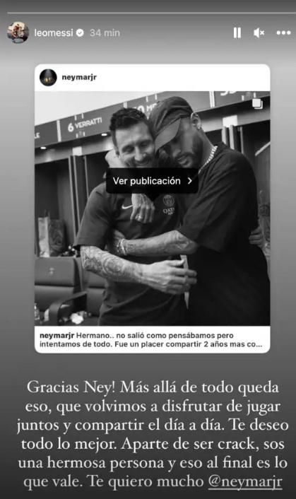 El duro mensaje de despedida de Neymar a Messi tras salir del PSG y la brutal respuesta de Leo para su amigo