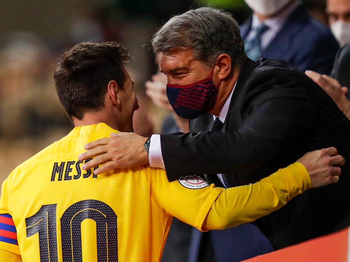Laporta confiesa cómo se encuentra Piqué por el duro momento que atraviesa y su mensaje a Leo Messi