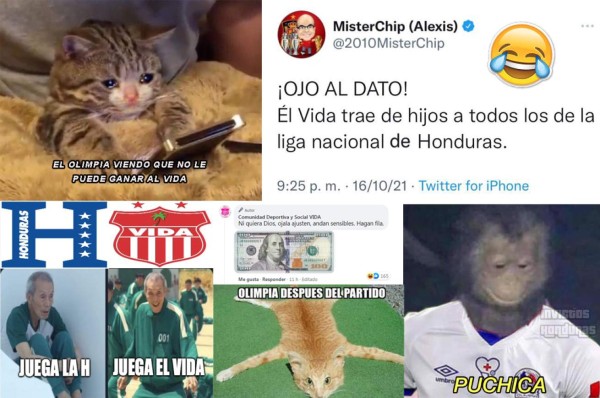 ¡Olimpia no puede ganarle al Vida! Los memes hacieron pedazos al león tras la dolorosa derrota en La Ceiba