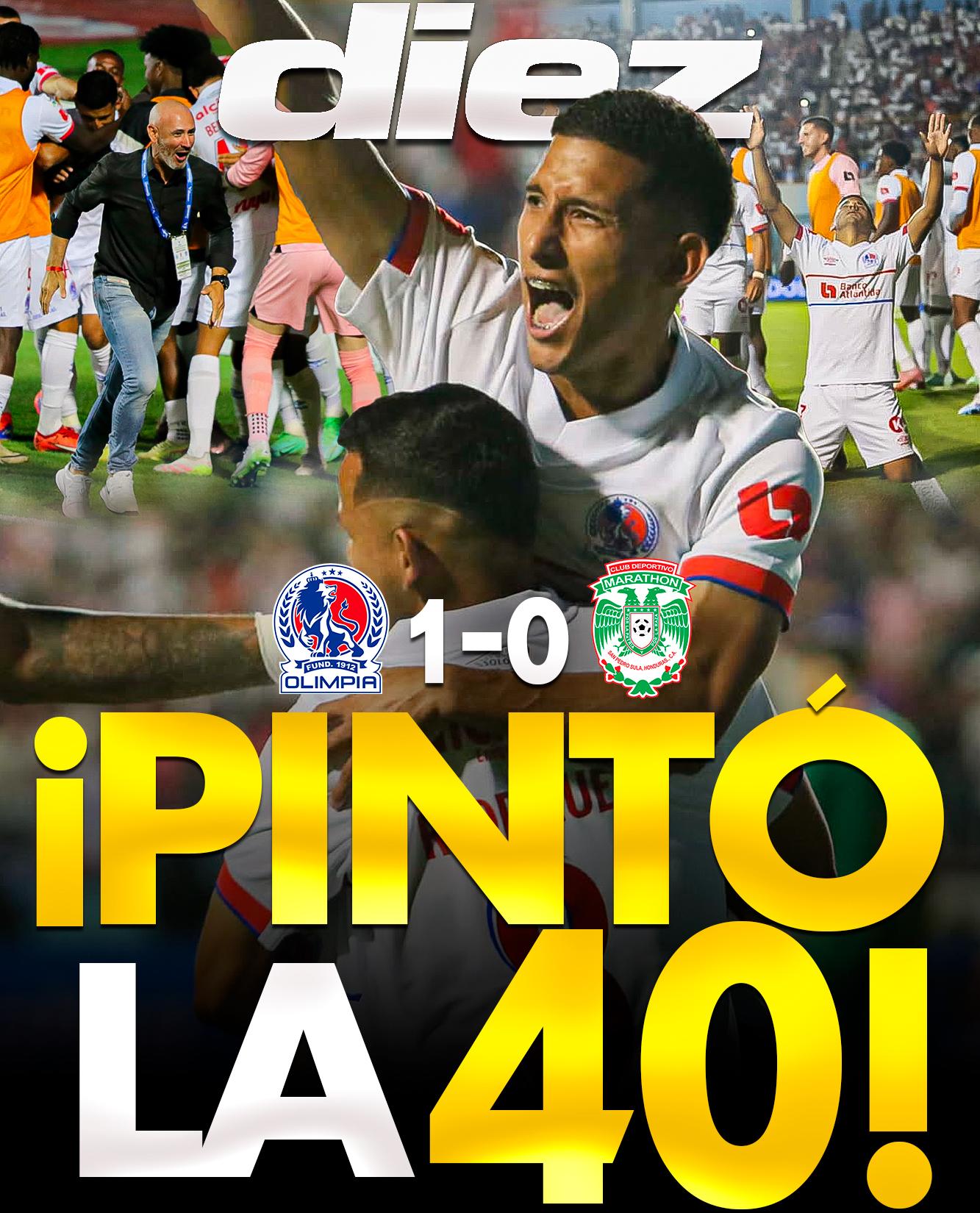 ¡Campeón! Pinto le regala el título 40 a Olimpia