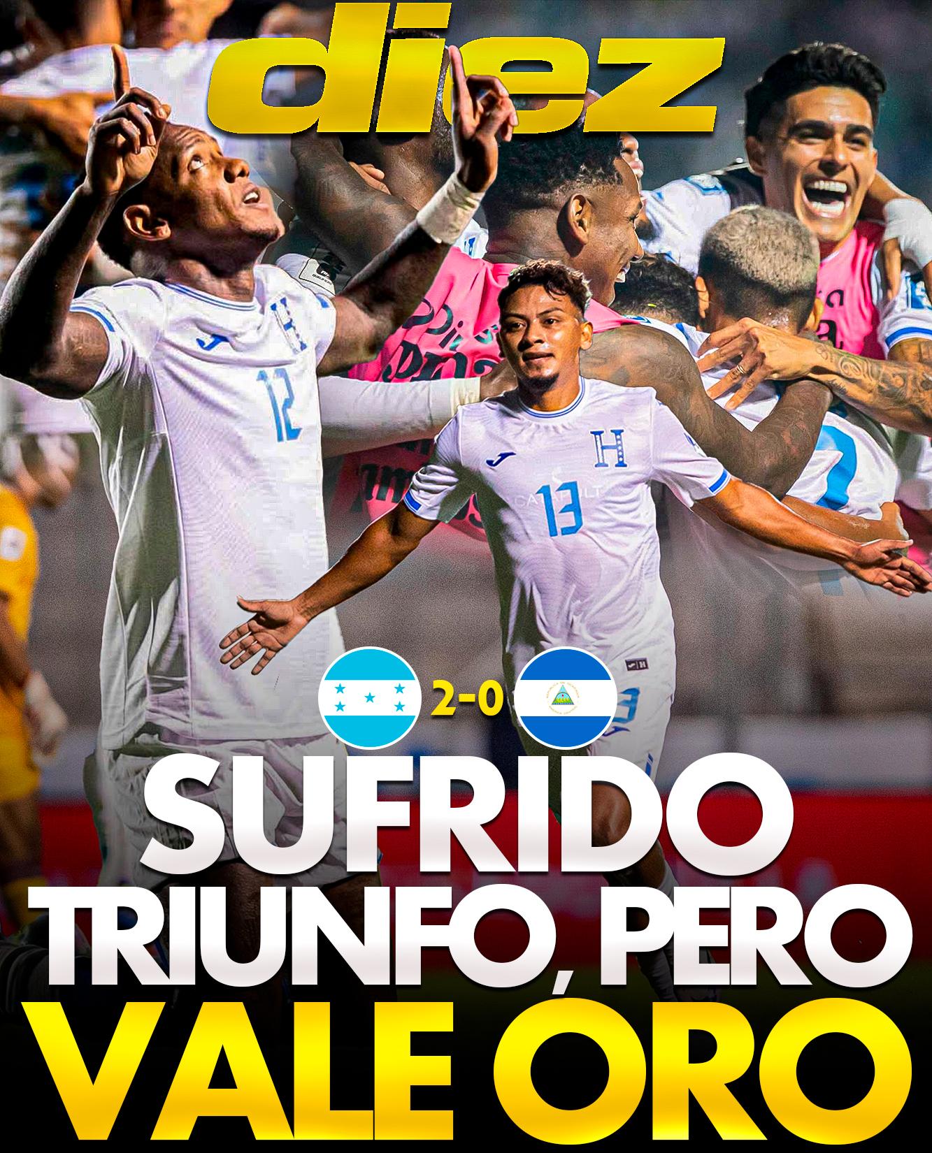 Rumbo al Mundial 2026: Honduras sufrió con Nicaragua pero logró un triunfo de oro.