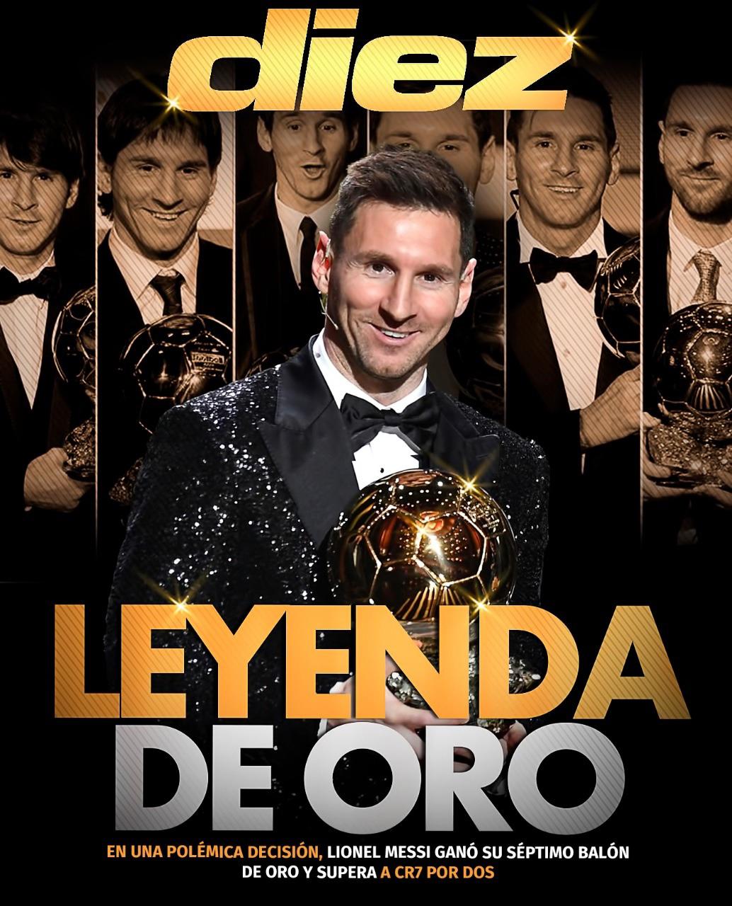 Messi ganó su séptimo Balón de Oro