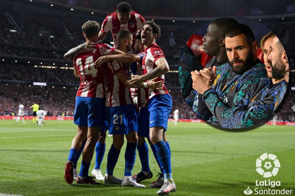 Atletico controls champions Real Madrid and knocks them out of the Spanish League derby!