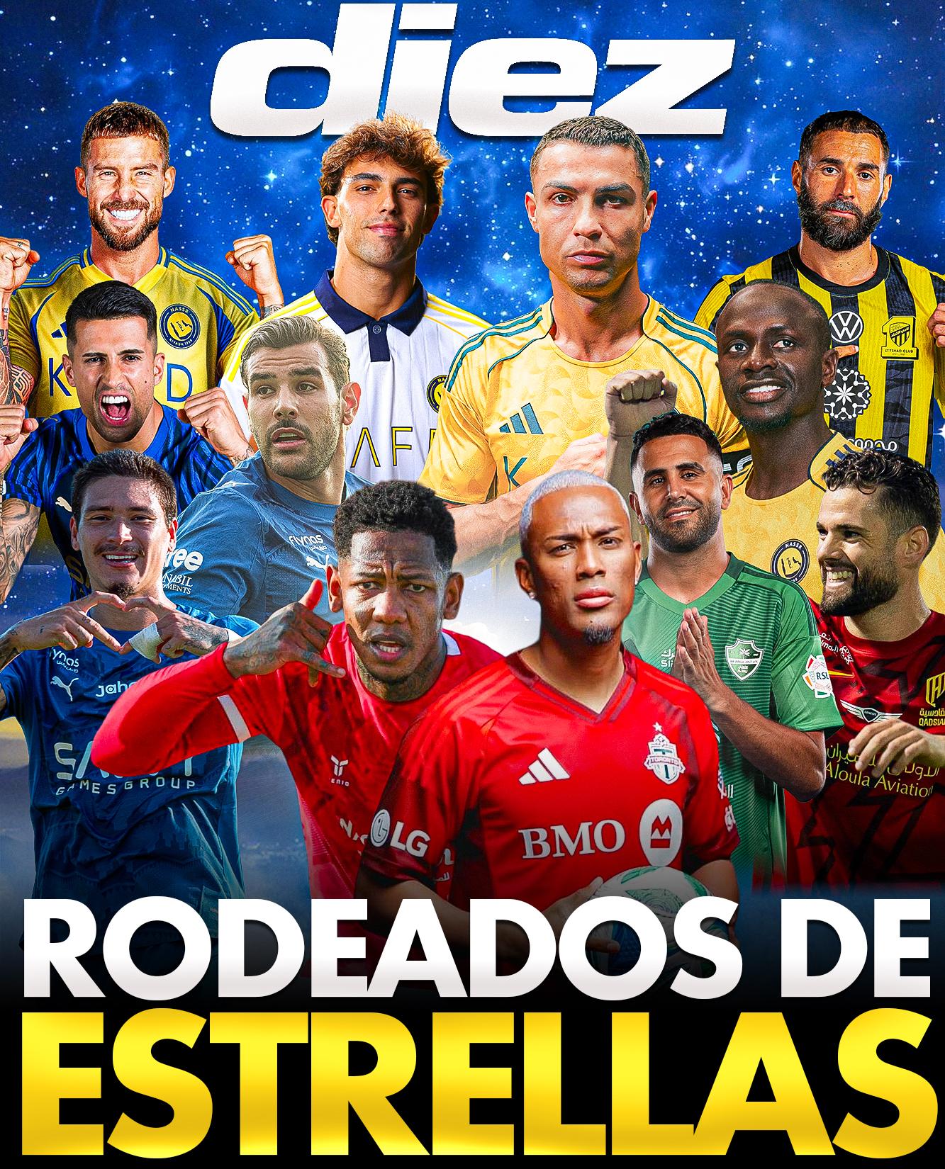 Hondureños Quioto y Deiby Flores, rodeados de estrellas en la liga de Arabia Saudita