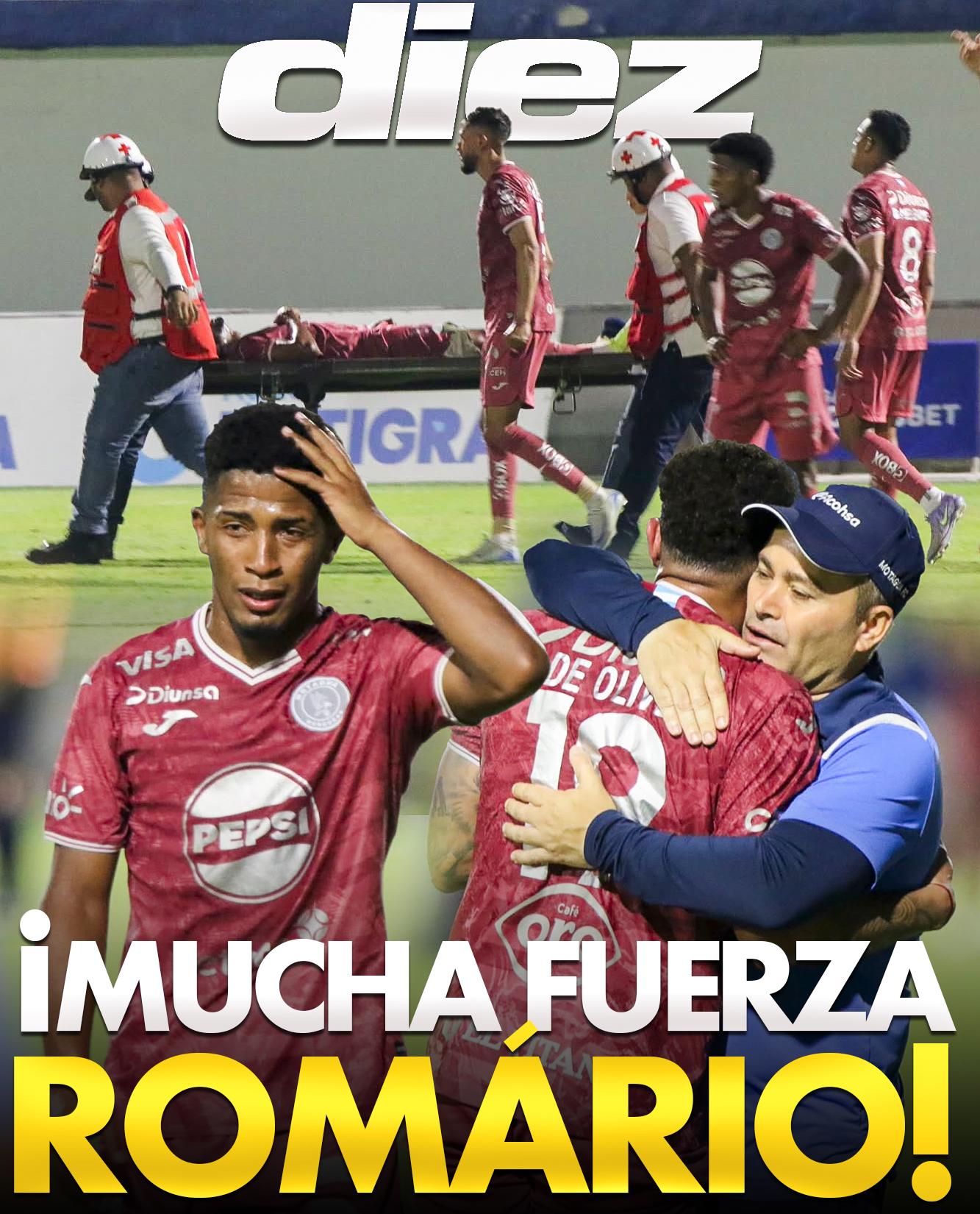 Romário sufre escalofriante lesión con Motagua