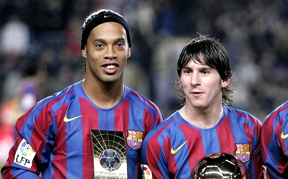 Ronaldinho le ayudó a Messi cuando el argentino comenzaba a jugar en el primer equipo del Barcelona.