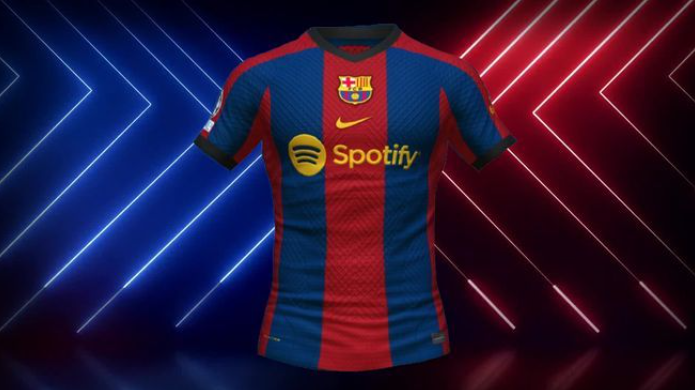 La camiseta del Barcelona para la siguiente temporada, según el diario Sport.