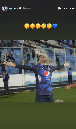 A message from Azumendi confirming that he will remain in Motagua for Clausura 2024.