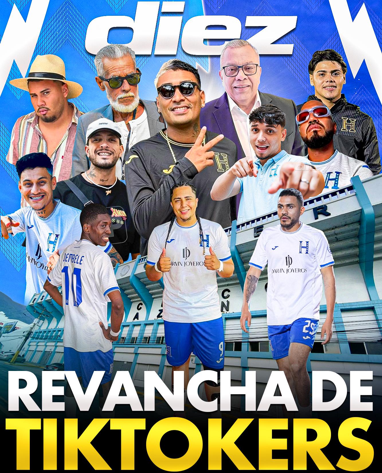 Honduras vs El Salvador; la revancha de Tiktokers en un estadio Morazán a reventar