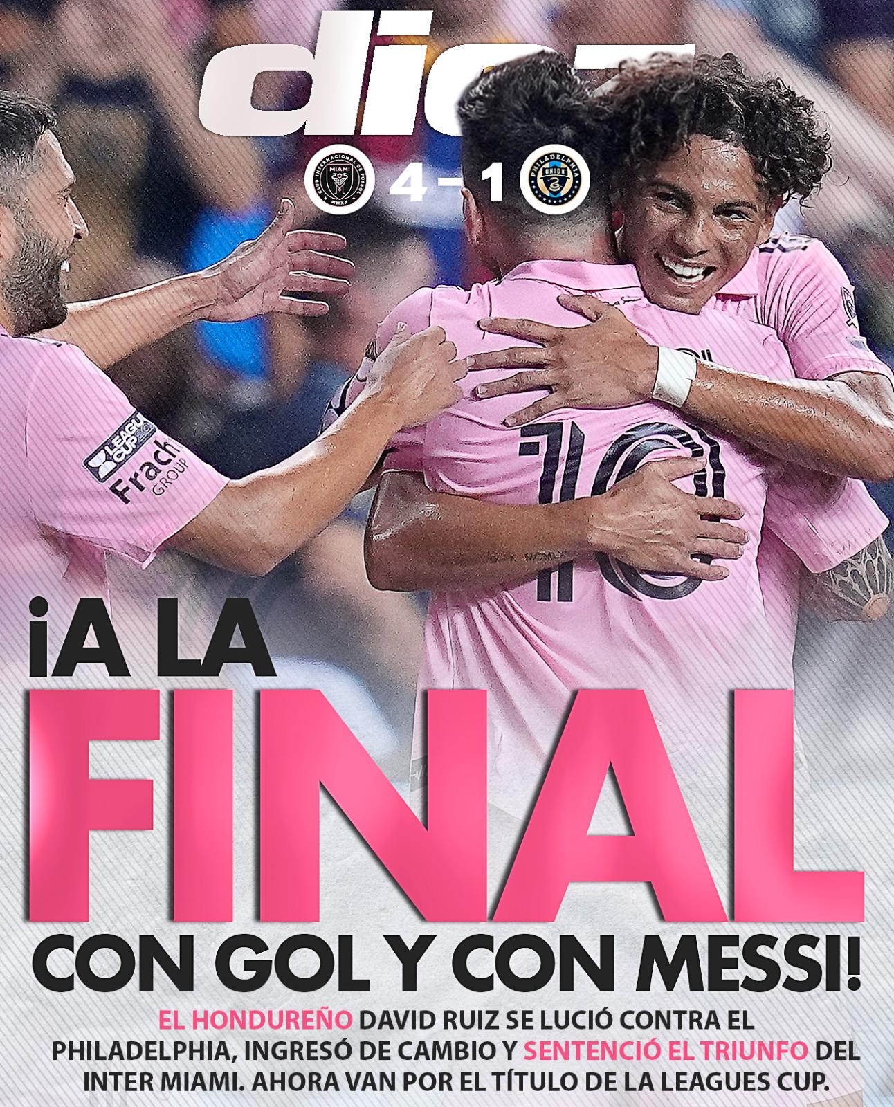 ¡A LA FINAL CON GOL Y CON MESSI!
