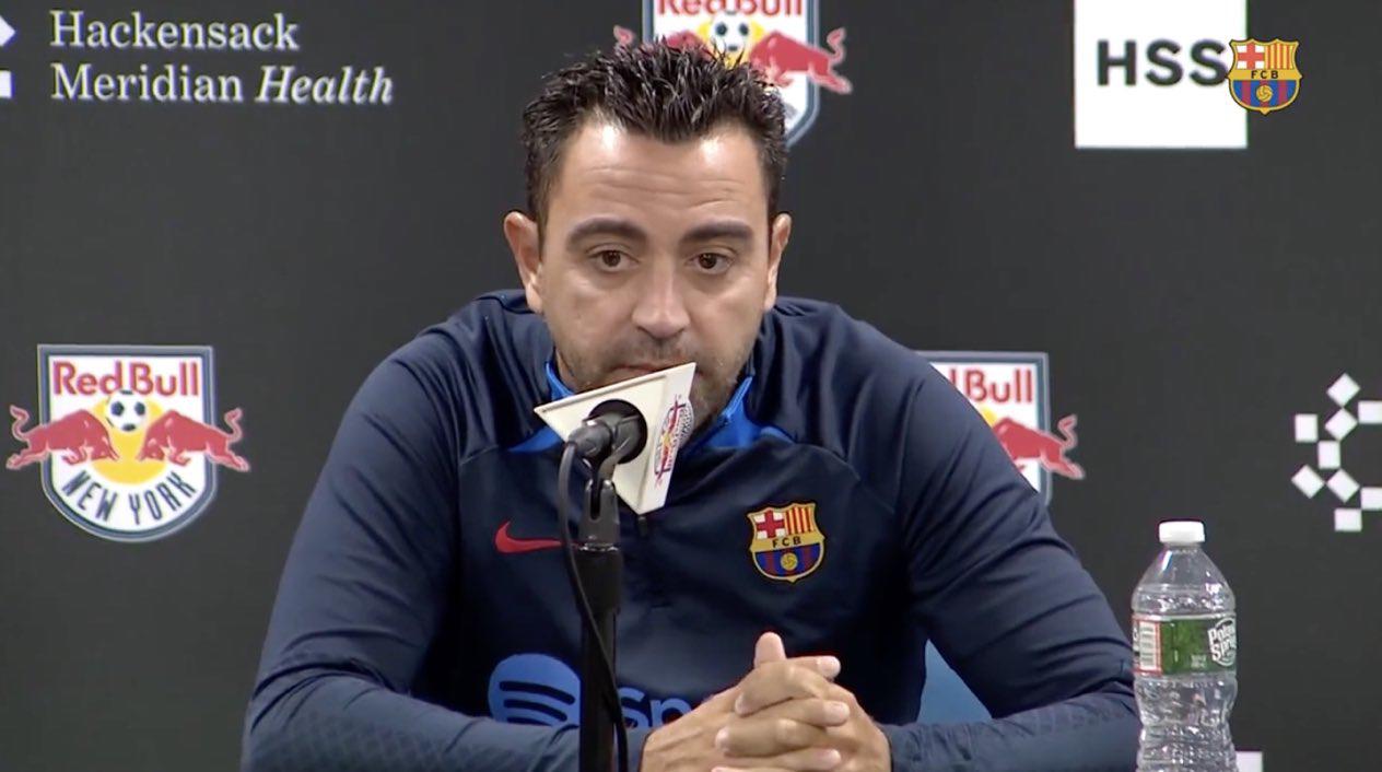 Xavi tras cerrar la gira por Estados Unidos: ‘‘No sé si se quedará en el Barcelona; espero que haya salidas’’
