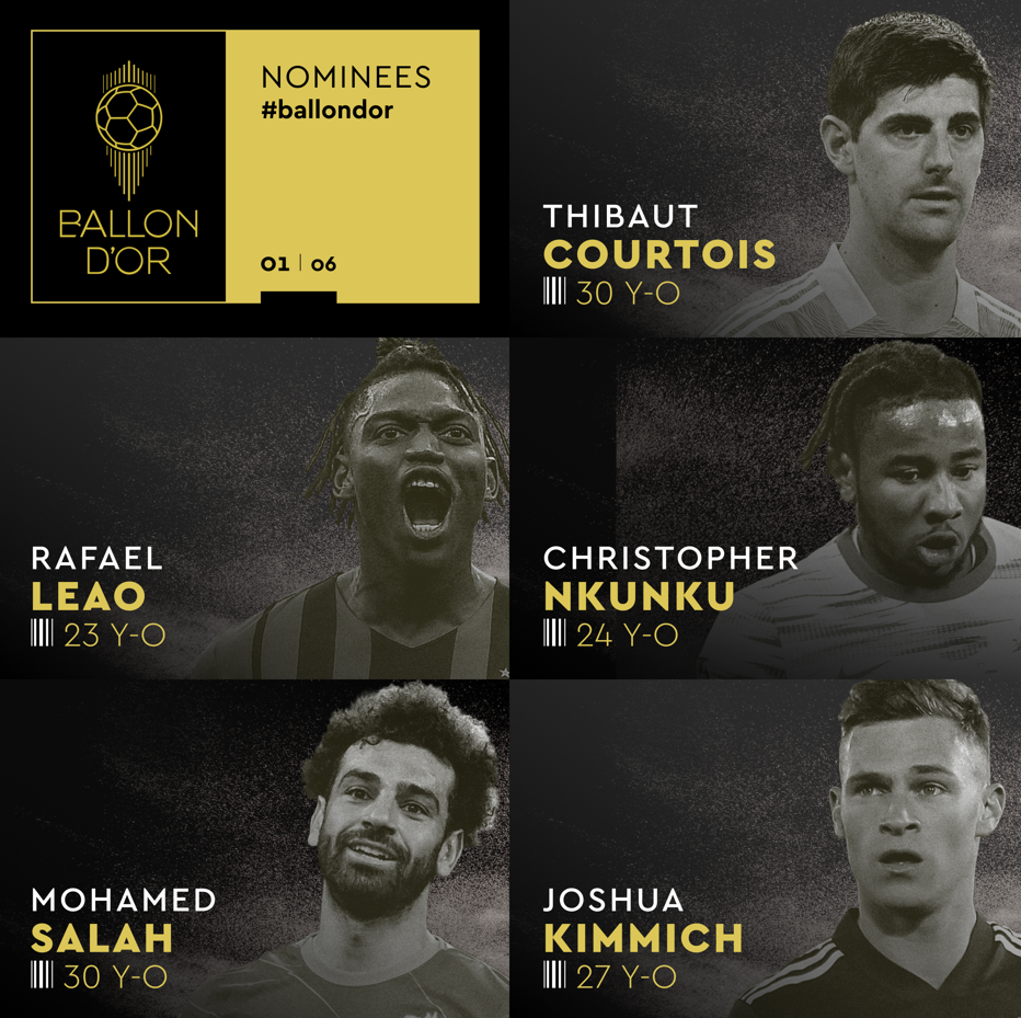 ¡OFICIAL! Sin Messi, esta es la lista de 30 jugadores nominados al Balón de Oro 2022; Cristiano sí está dentro de la nómina