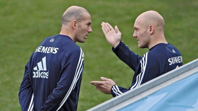 Thomas Gravesen y Zidane coincidieron una temporada en el Real Madrid.