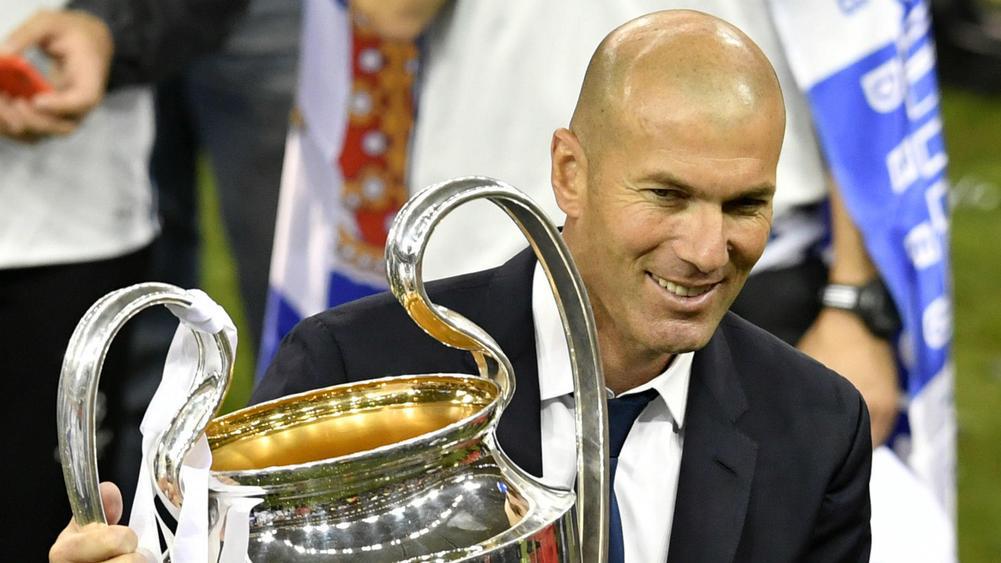Zidane managed to win three consecutive Champions League as manager of Real Madrid.